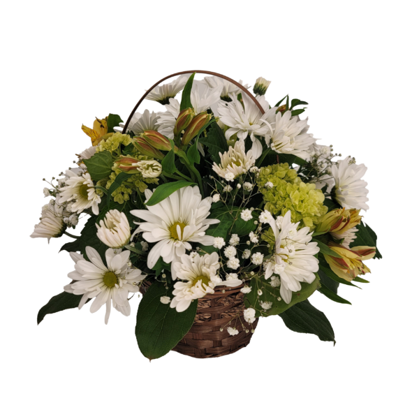 Daisy Basket Bouquet